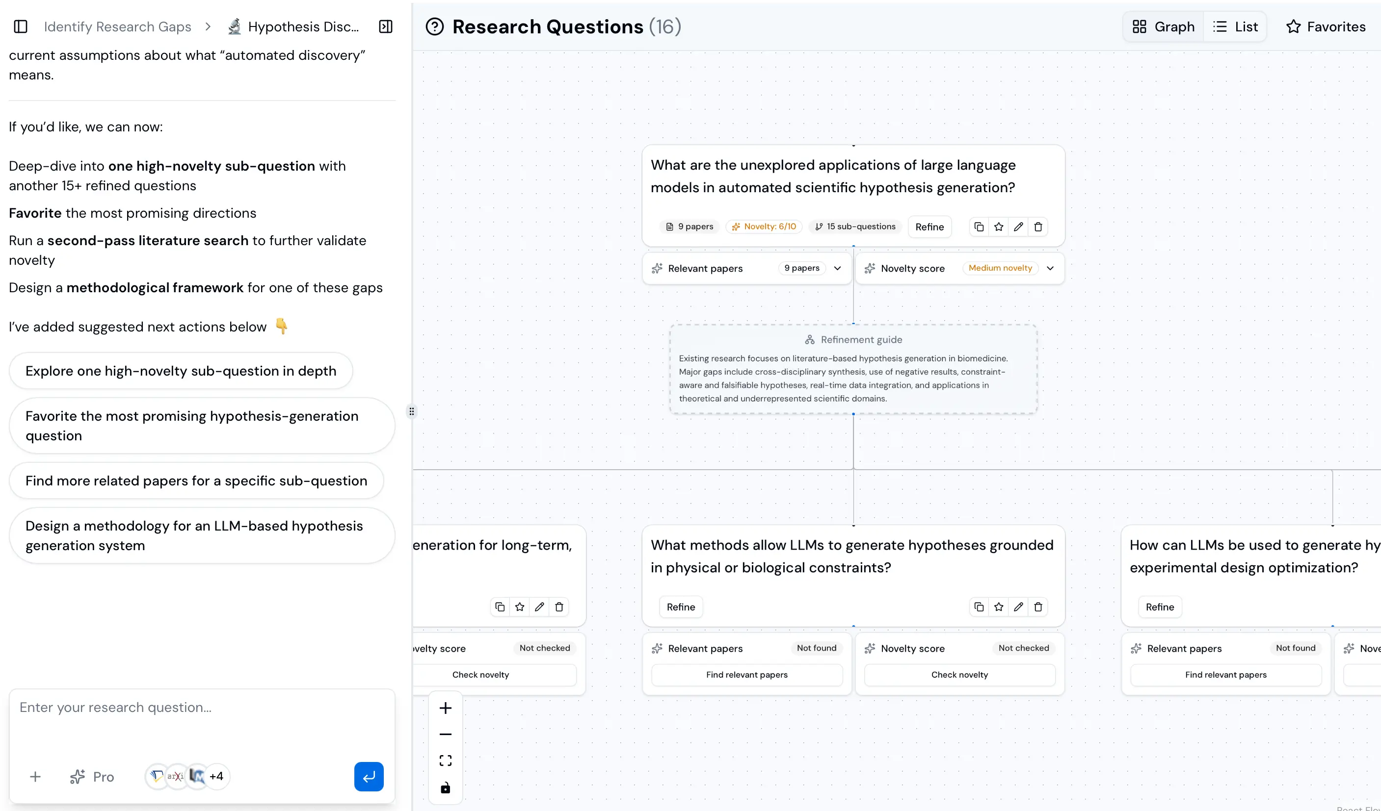 ChatAcademia app screenshot - Light