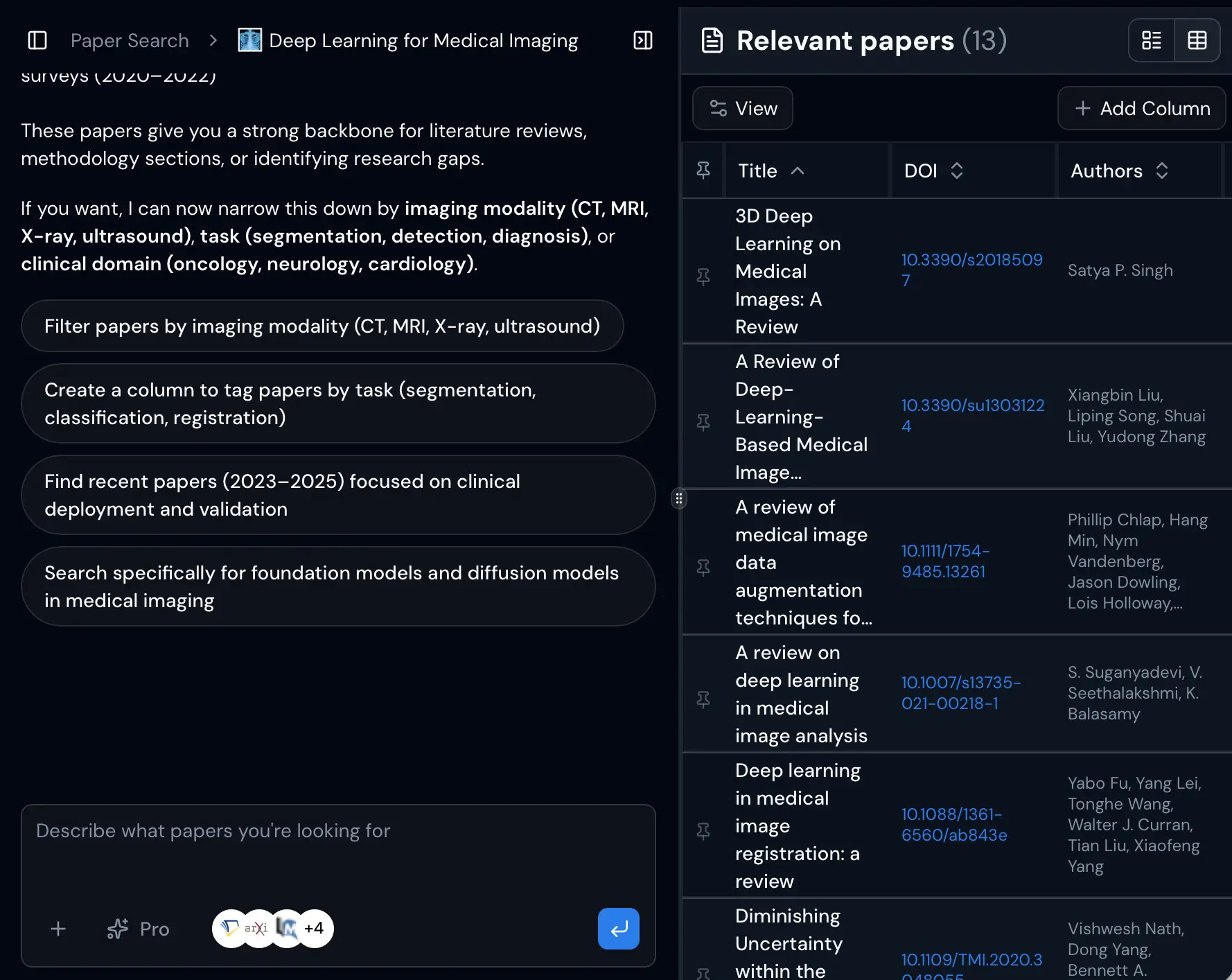 Analytics dashboard - Dark Mode